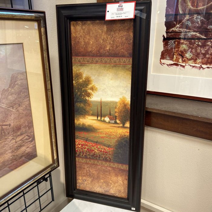 Tall Farmhouse Black-Framed Art(LS)