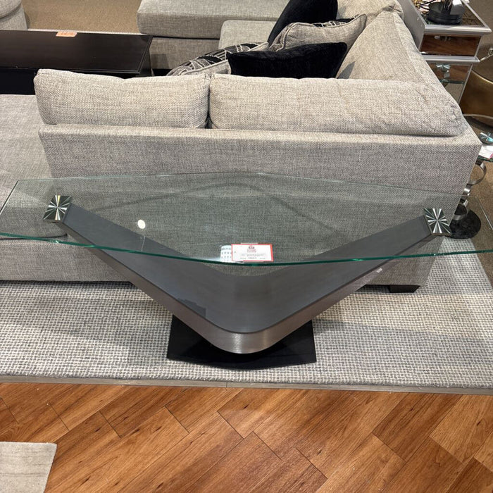 GT+Metal Base Sofa Table (ALK)