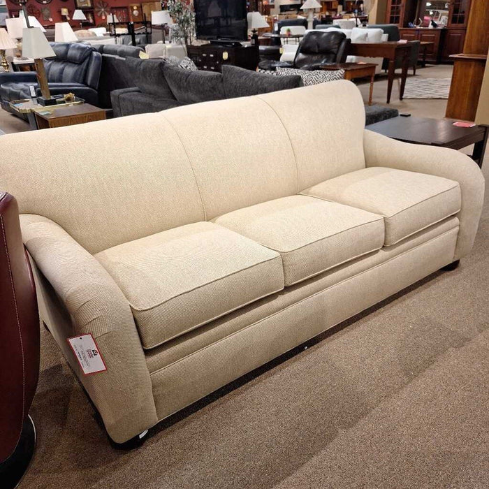 Drexel Heritage Tan Fabric Sofa (SAK)