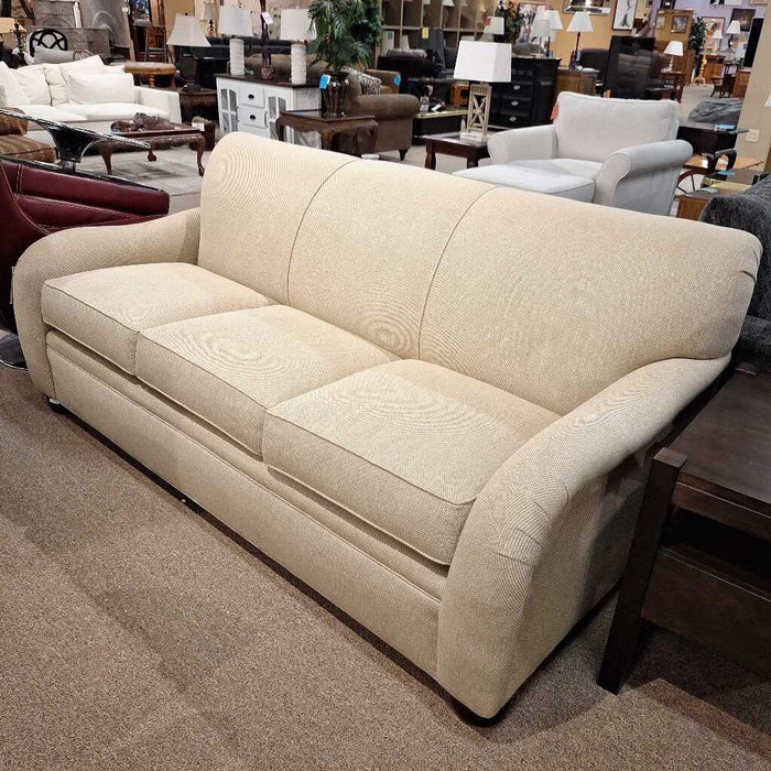 Drexel Heritage Tan Fabric Sofa (SAK)