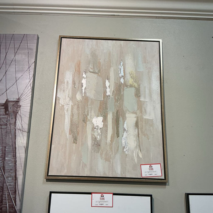 Gold Frame Abstract Art (AT)