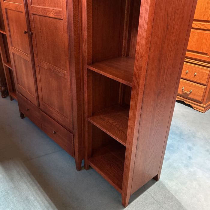 2 Door 2 Drawer DW TV Armoire w/ 2 Side Units (KBI)