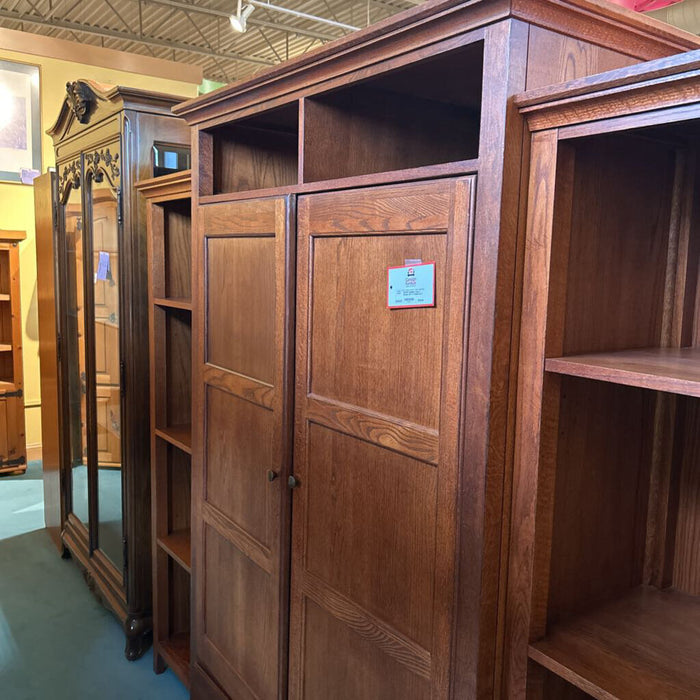 2 Door 2 Drawer DW TV Armoire w/ 2 Side Units (KBI)