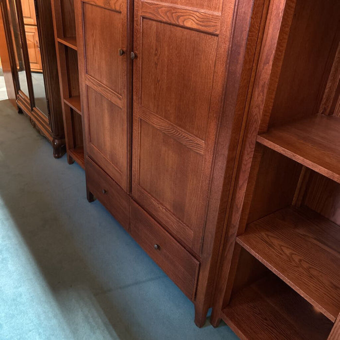 2 Door 2 Drawer DW TV Armoire w/ 2 Side Units (KBI)