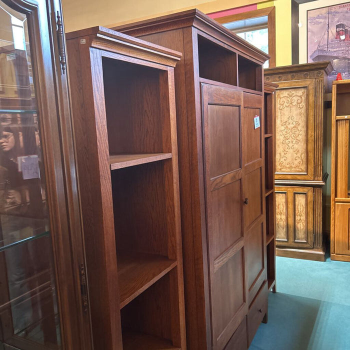 2 Door 2 Drawer DW TV Armoire w/ 2 Side Units (KBI)