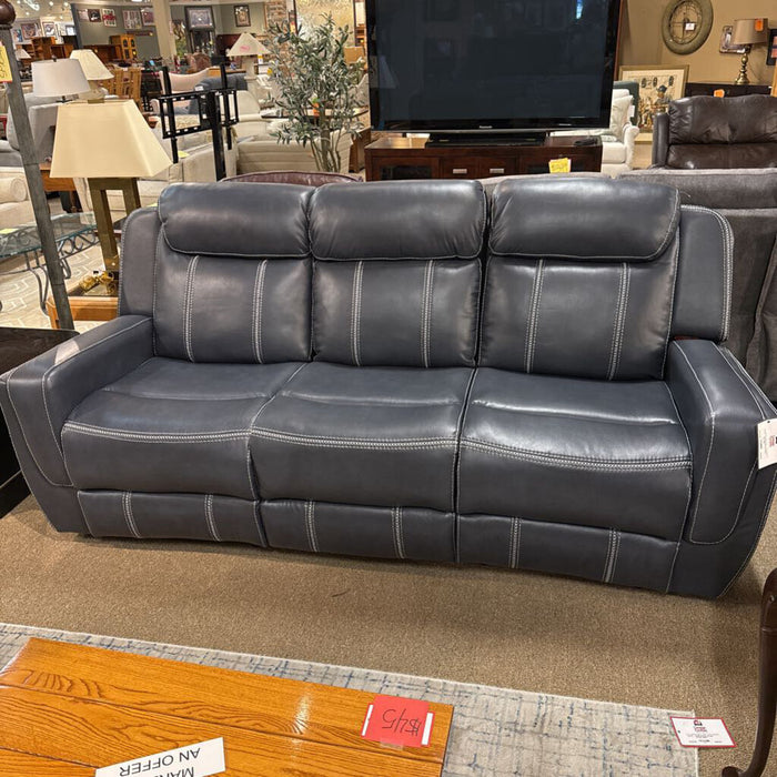 Blue Manual Littleton Sofa (ICH)