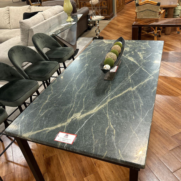 Granite Top/Black Metal Base Table(BHLK)
