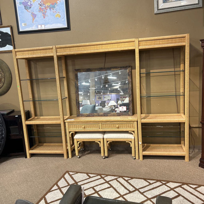 Large Wicker Ent. Center(ATH)