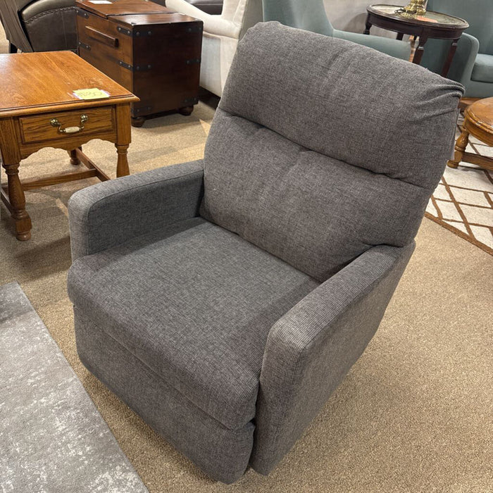 Grey Swivel Electric Recliner (ATH)