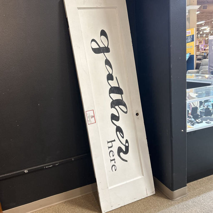 Large Horizontal White "Gather" Artwork (LHA)