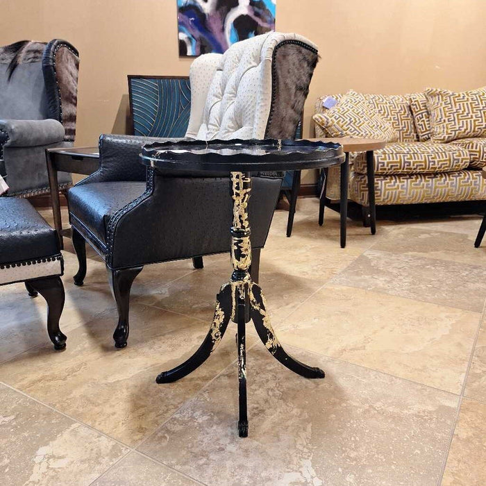Black Gold Lux Color Shift End Table (BIH))