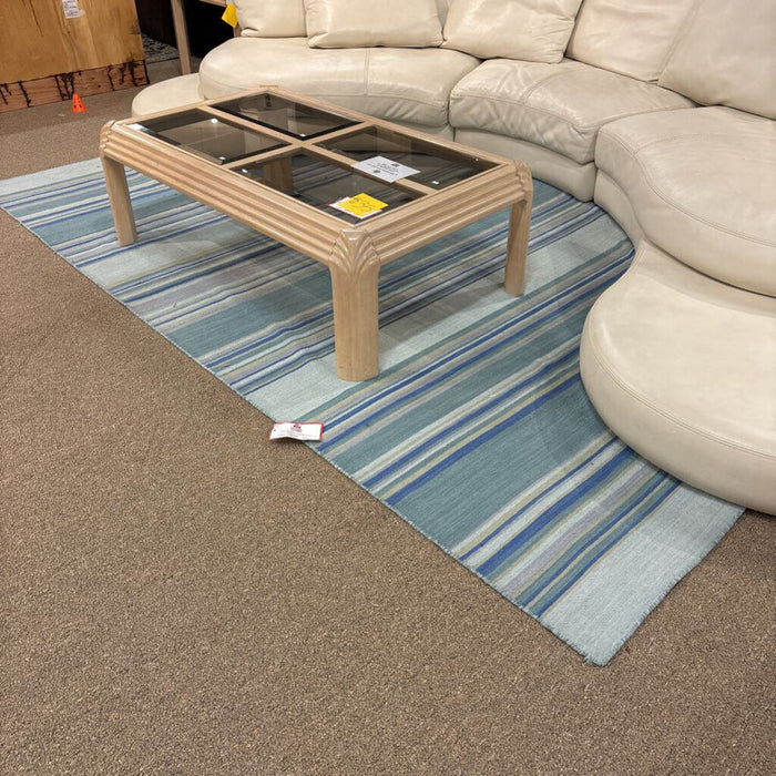 Large Striped Blue Rug(LSH)