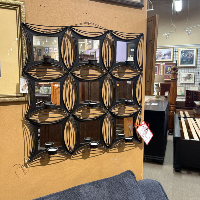 Mirrored Candle Holder (BA)