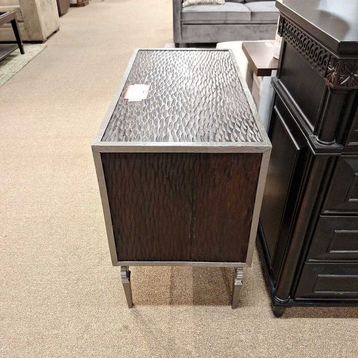 Black 2 Drawer Accent Cabinet (BCK)