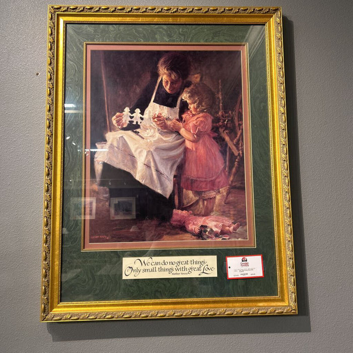Gold Framed Mom/Child Art(BAH)