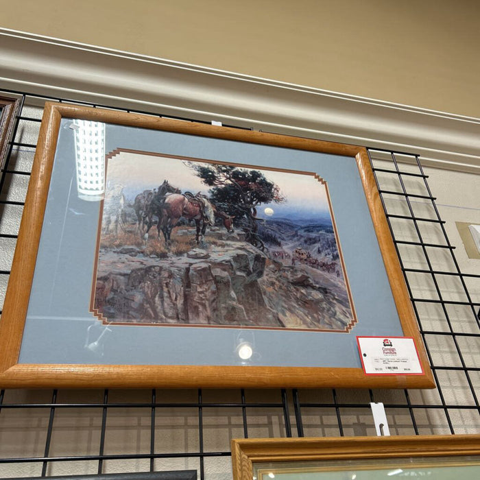 "Horse Lookout" Framed Art(KL)