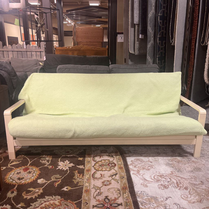 Blonde Futon w/ Green Fabric(BTK)