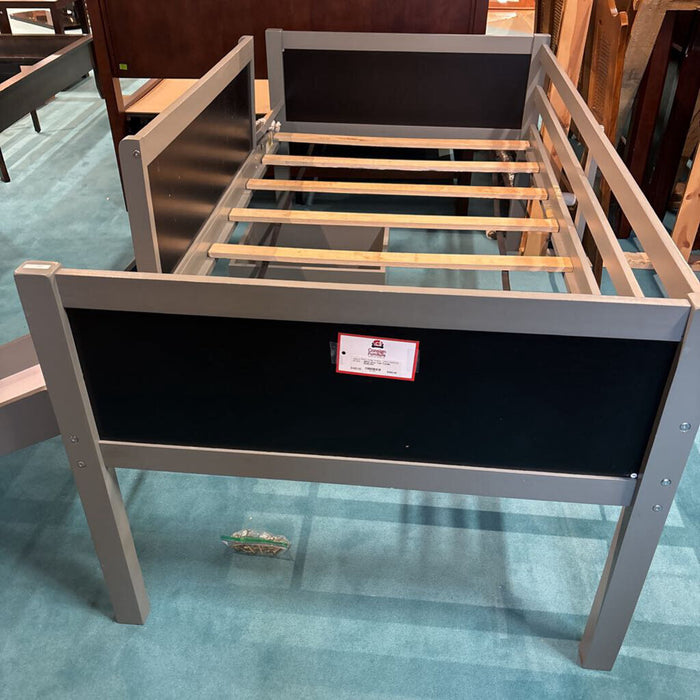 Grey Twin Trundle Bed(LSH)