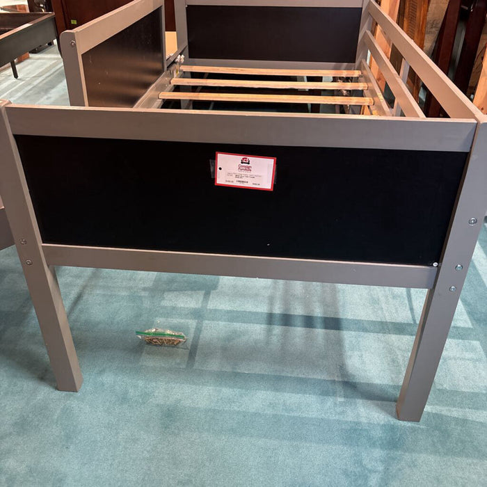 Grey Twin Trundle Bed(LSH)
