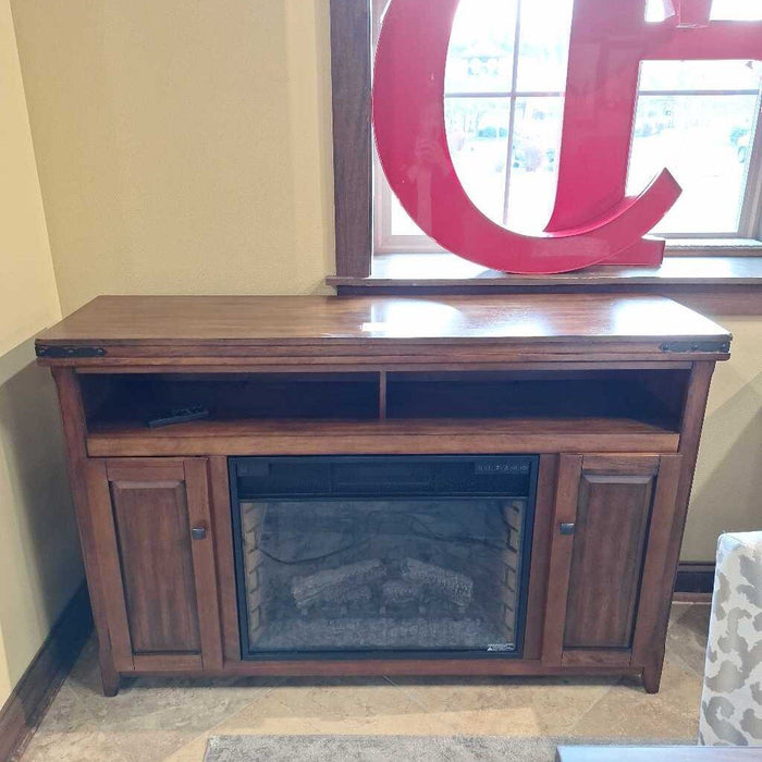 DW 2 Door Fireplace/Entertainment Center (SAK)