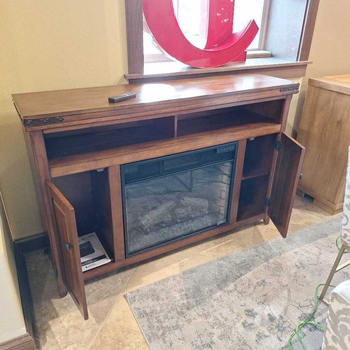 DW 2 Door Fireplace/Entertainment Center (SAK)