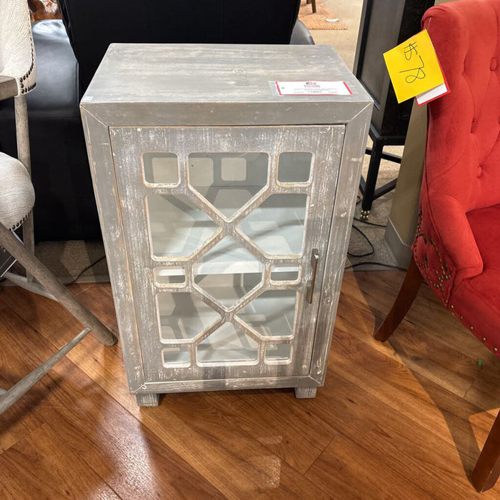 Rustic Grey 2-Door Accent Cabinet (BTK)