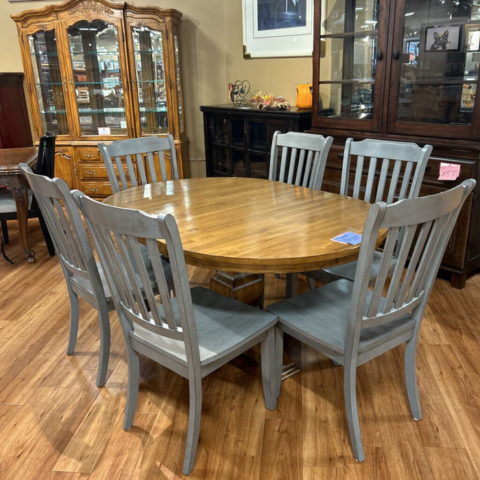 S/6 Dark Grey Dining Chairs (BTK)