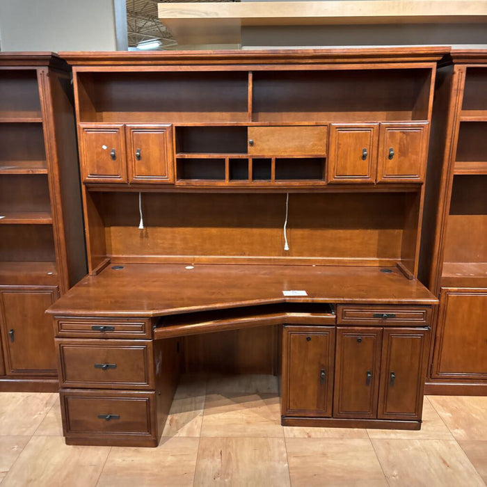 2pc Darkwood Executive Desk (KHK)