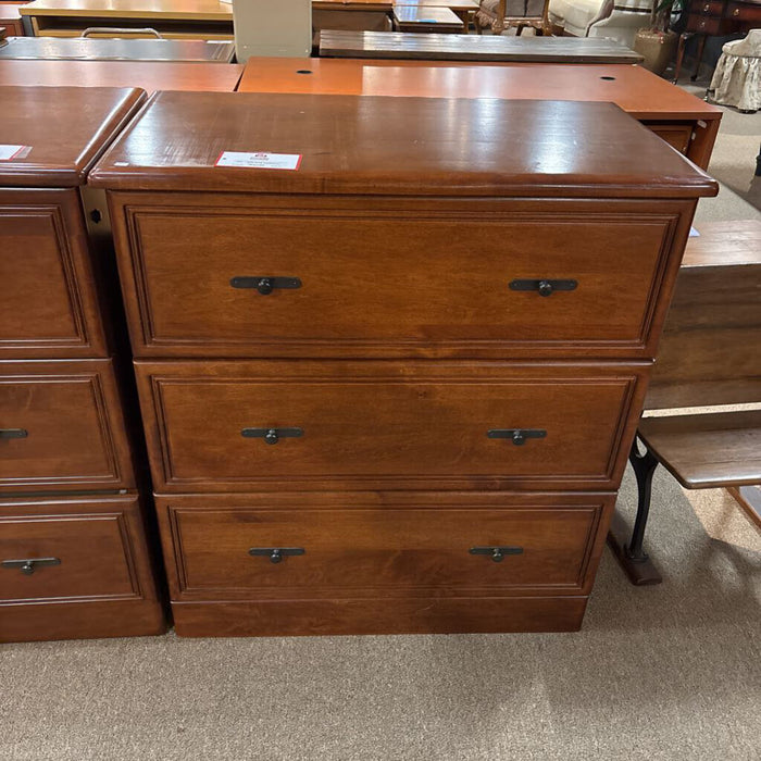 3-Drawer Darkwood File Cabinet (BAH)