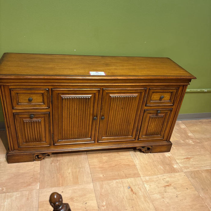 Long DW 4-Door 2-Drawer Solid Buffet (ITH)