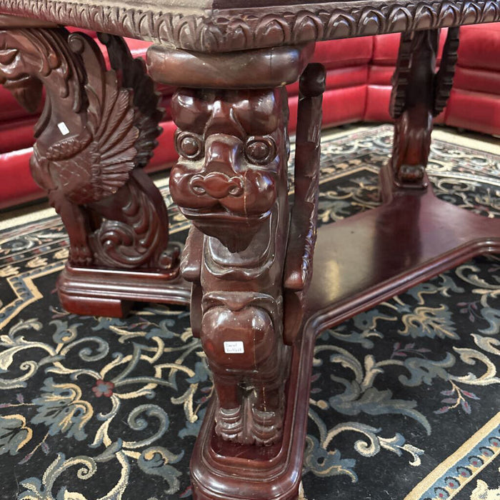 Marble Top Coffee Table w/ Dragon Legs (BIMK)