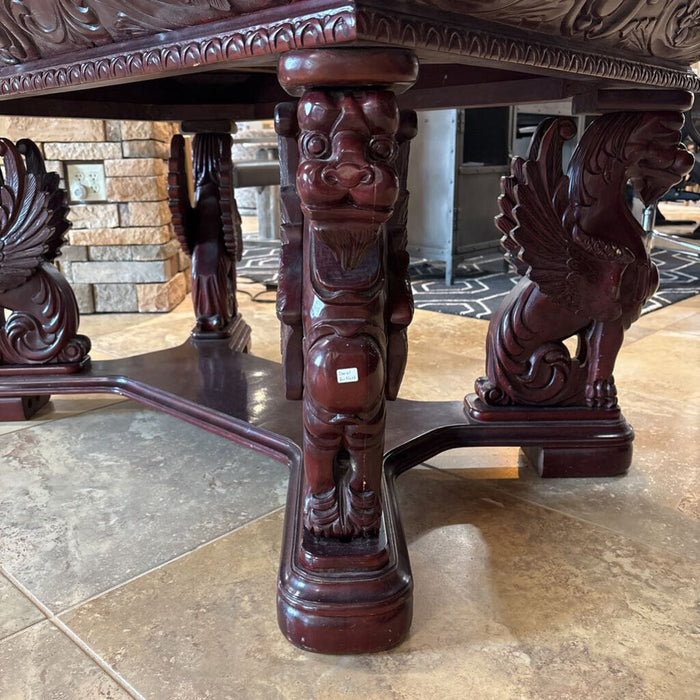 Marble Top Coffee Table w/ Dragon Legs (BIMK)