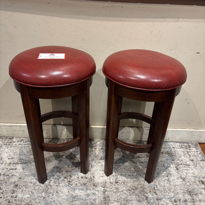 DW Red Top Bar Stools (BHA)