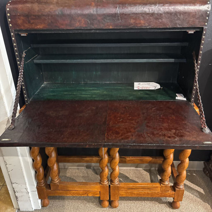 Leather Gateleg Server/Desk (ABHH)