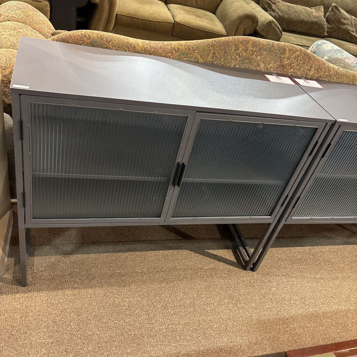 Dark Grey 2 Door Storage Cabinet (LSH)