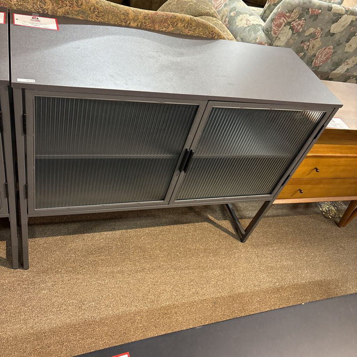 Dark Grey 2 Door Storage Cabinet (LSH)