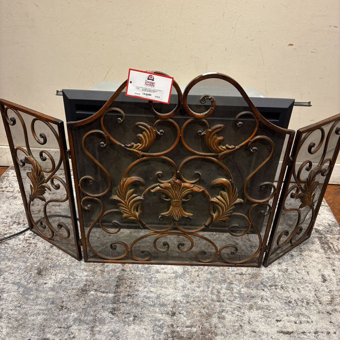 Metal Fireplace Screen+Fireplace (TI)