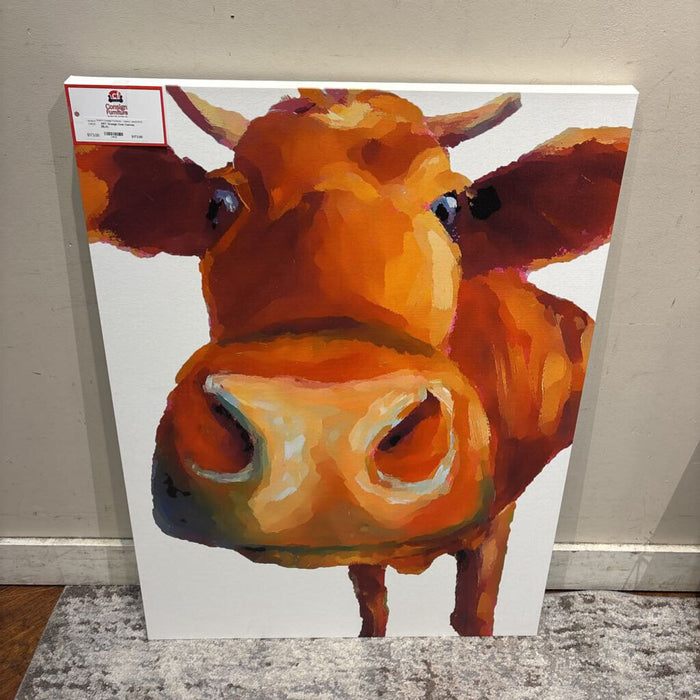 Orange Cow Canvas (BLA)