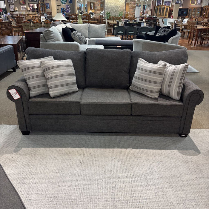 Dark Grey Fabric Sofa (KLH)