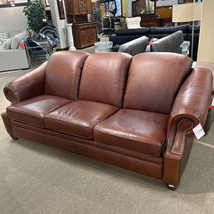 Brown Leather NH Sleeper Sofa (BLLK)