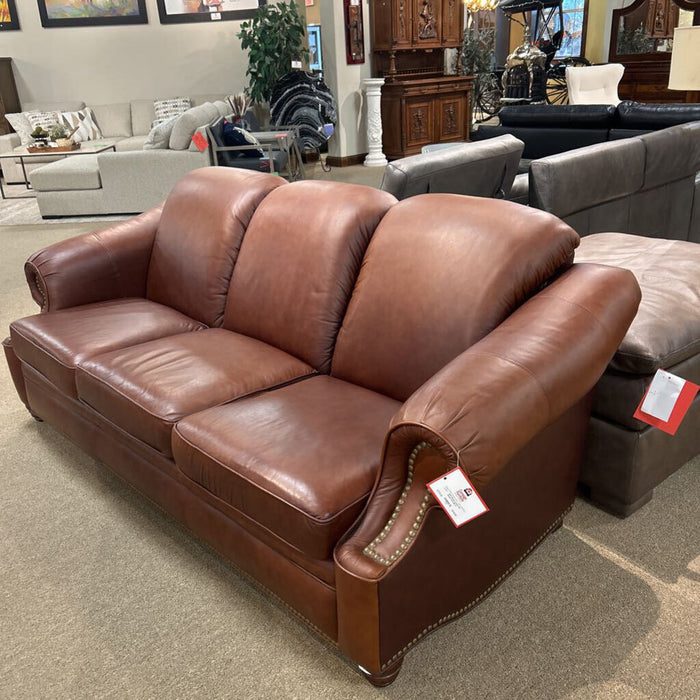 Brown Leather NH Sleeper Sofa (BLLK)