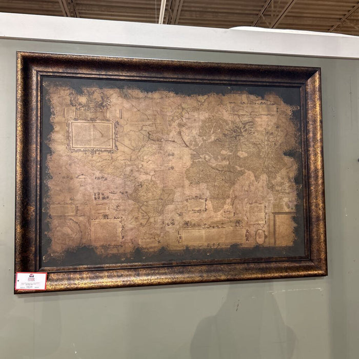 Rustic Large World Map (LSH)