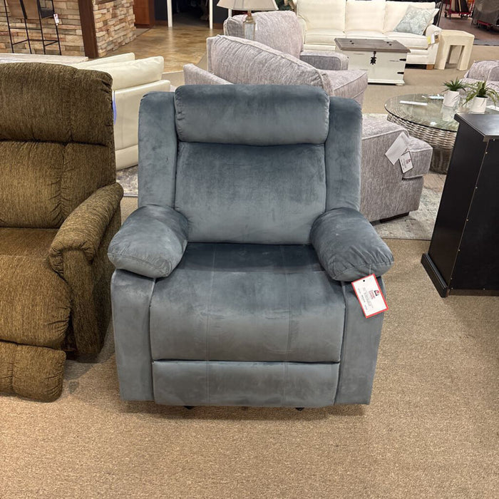 Microfiber Light Grey Manual Recliner(ALK)