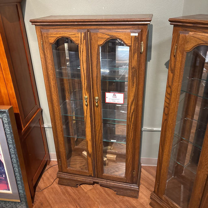 Oak Curio Cabinet(BTK)