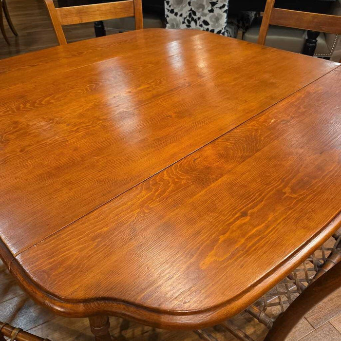 Dropleaf 1-Drawer DW DR Table w/ 4CH(BTK)