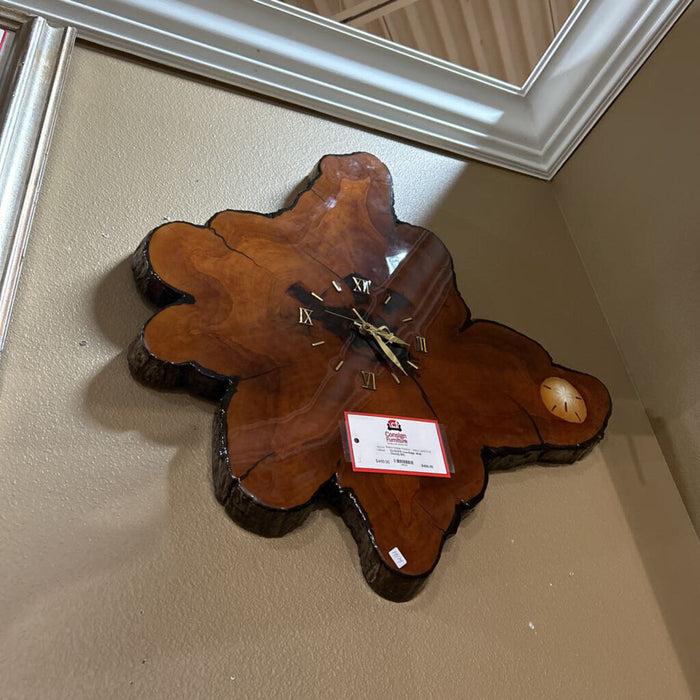 Live-Edge Wall Clock(LSH)