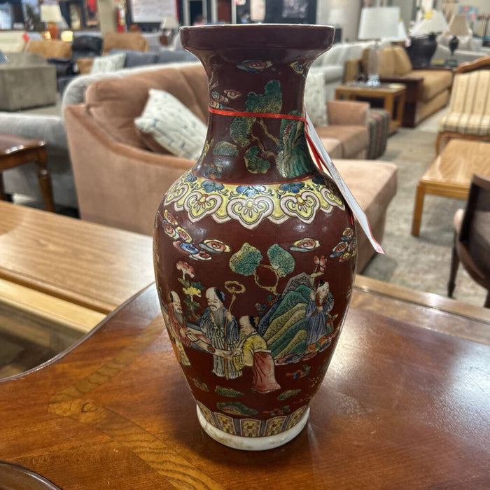 Oriental Red Small Vase (KL)