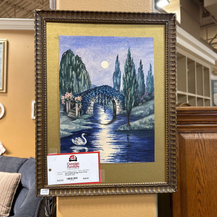 Bridge Over Pond Artwork (LS)