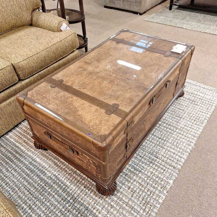 GT Large Leather Trunk Coffee Table(ATH)