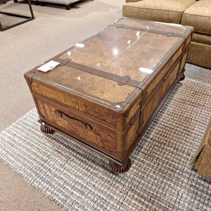 GT Large Leather Trunk Coffee Table(ATH)